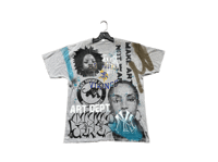Image 1 of Sade Adu black panther party NY Farmingdale Vikings art dept gray/black/blue T-shirt
