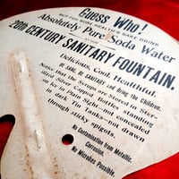 Image 4 of Guess Who! - Sanitary Soda Fountain - Advertising Paper Mask (1903)