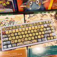 Image 2 of Snoopy Retro Mechanical Keyboard – Hand-painted MOA Keycaps