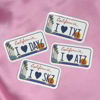 Kpop California Plates