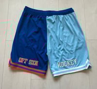 Image 2 of NORTH CAROLINA (B. BLUE)  X FLORIDA (R. BLUE) MASH UP SHORT
