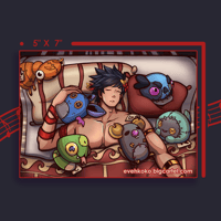 Zagreus Companions Postcard Print