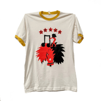 Image 1 of Selva Somer Stampley Ringer T-Shirt (Yellow Ringer)