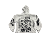 Image 2 of Sade Adu Black panther party art dept gray/black hoodie