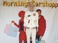 Image 2 of Men white button up jacket Extra Large one left.