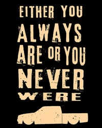 BANNER - Always Are / Never Were!