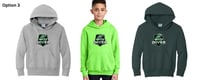 Image 3 of Youth Core Fleece Pullover Hooded Sweatshirt