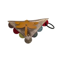 Image 1 of Leather Triangle Keychain - Born to Be a Triangle