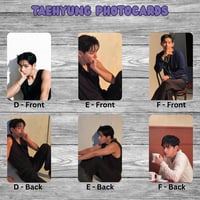 Image 2 of Taehyung-Inspired Double-Sided Photocard – Handmade & Laminated