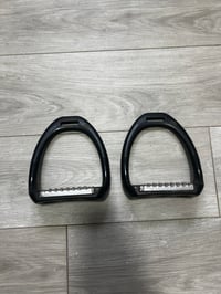 Image 2 of Royal Rider T3 Stirrups – Black – 4.75"