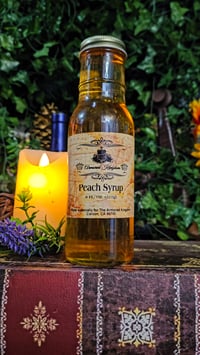 Image 1 of 👑The Armored Kingdom Gourmet Peach Syrup (8oz)🍑🥞
