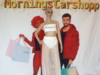 Womens  white long see through skirt swimsuit size Large One left.