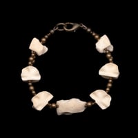 Image 4 of "Issa" Fawn Bone Bracelet