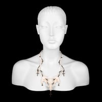 Image 2 of "Anda" Skull and Jaw Bone Necklace