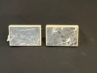 Image 9 of Deux serre-livres Art Déco Gazelles en marbre et métal bronze 1930s