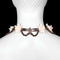 Image 3 of "Velda" Multiple Vertebrae Bone Necklace