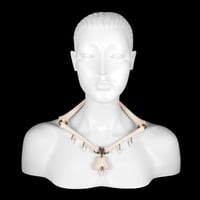 Image 2 of "Mara" Fawn Bone Necklace and Leash