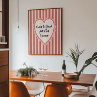 Image 2 of Certified Pasta Lover Print