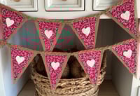 Image 1 of #45 Rustic Bunting - 10 flags *Flat rate $15.50 postage*