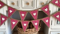 Image 2 of #45 Rustic Bunting - 10 flags *Flat rate $15.50 postage*