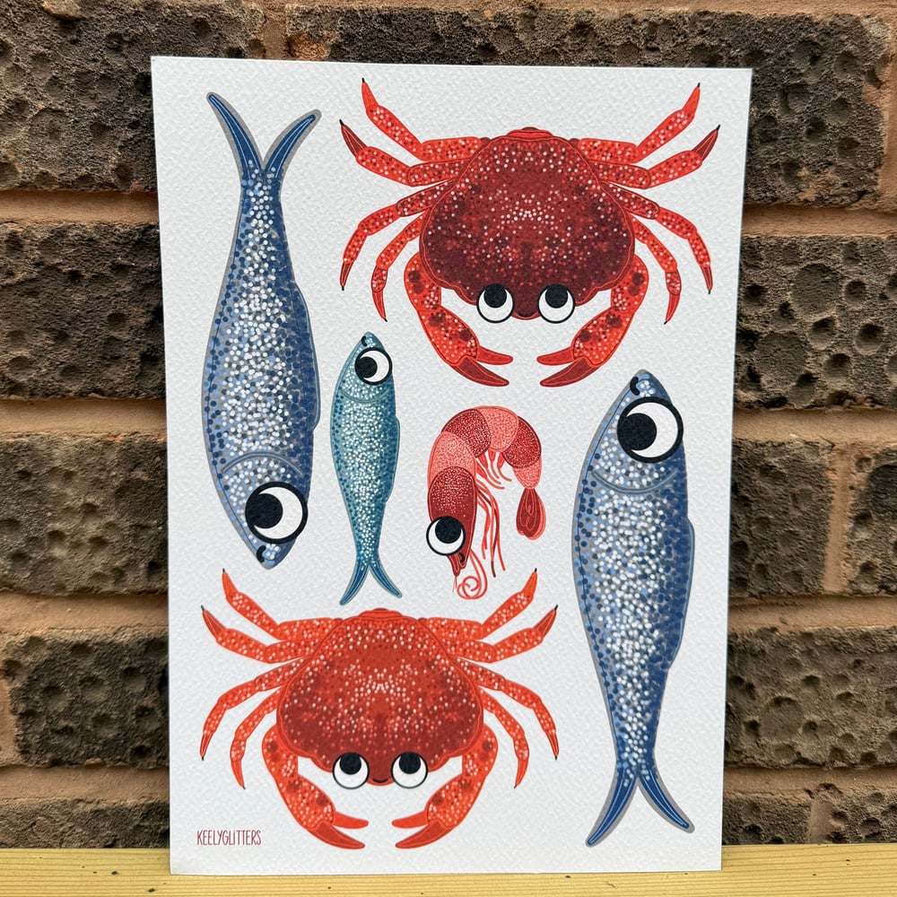 Sea Critter Prints by Keely Glitters