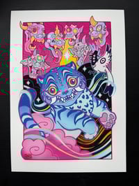 Image 2 of Demon Tiger  - A4 Giclée Print