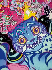 Image 4 of Demon Tiger  - A4 Giclée Print