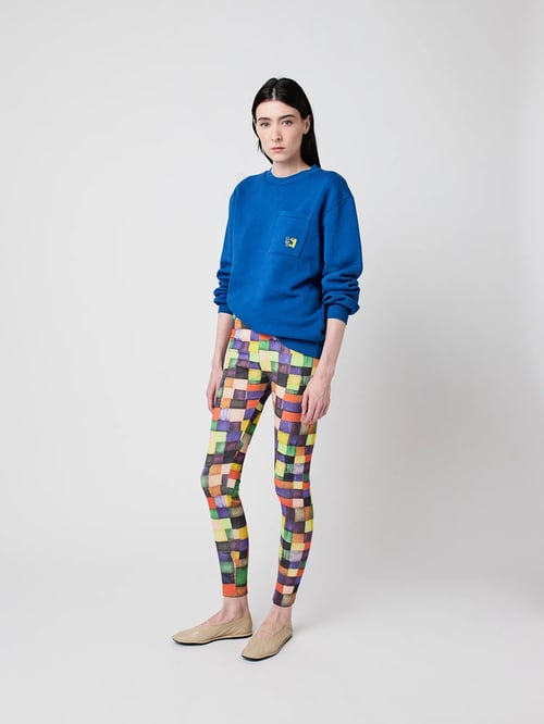 Image of 2-Leggins RAINBOW PLAID