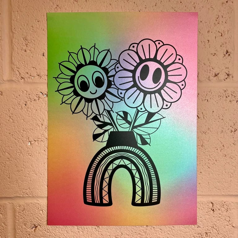 Shimmery Prints by Keely Glitters