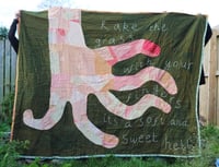 Image 1 of Rake the grass with your fingers Full sized quilt