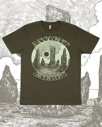 Ancient Energy Tee in Moss Green
