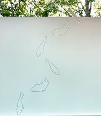 Image 1 of Sichtschutzfolie Fischschwarm 