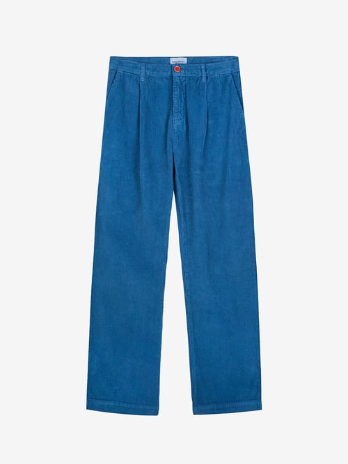 Image of 2-Pantalón azul pana