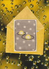 Image 3 of GOLD ❉ postcard set