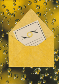 Image 4 of GOLD ❉ postcard set
