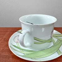 Image 3 of IKEA Näckros Large Tea Cup with Saucer