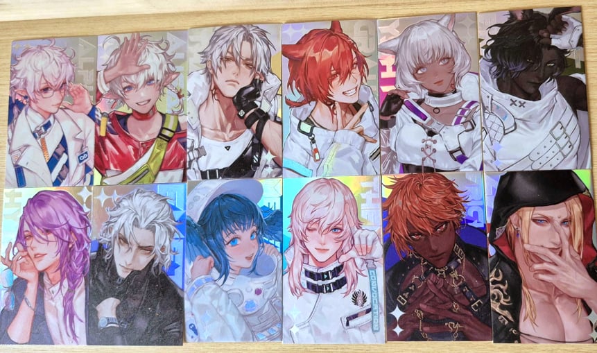 Holographic character cards [Reflectors:streetwear series] | KRAW