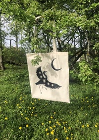 Image 1 of Black Bird  ❉  TOTEBAG