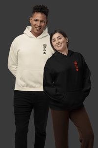 Image 1 of King Queen Hoodie Set