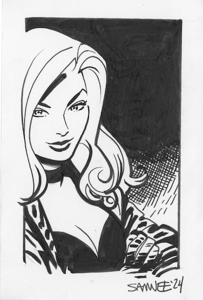 Image of Black Canary Doodle 1