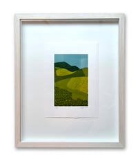 After Yellow II - Framed Linocut Print