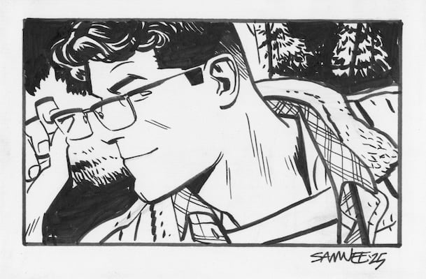Image of Clark Kent Doodle