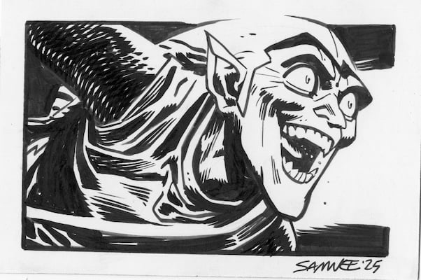 Image of Green Goblin Doodle