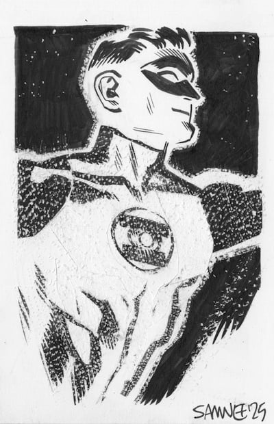 Image of Green Lantern Doodle