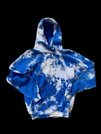 Image 1 of HOODIE TIE DYE composition agrès bleu S