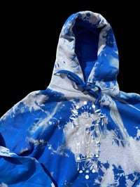 Image 2 of HOODIE TIE DYE composition agrès bleu S