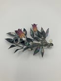 REAL Preserved Light Purple Deadly Nightshade Hair Clip 