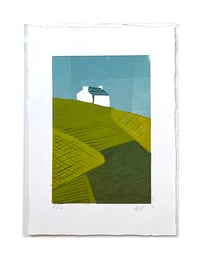 After Yellow I - Unframed Linocut Print