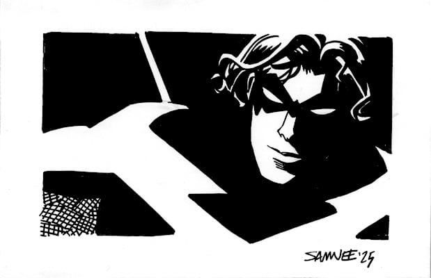 Image of Nightwing Doodle 4