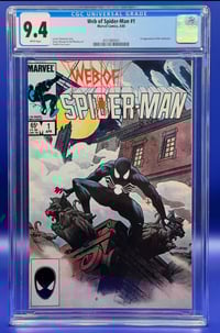Image 1 of Web of Spider-Man #1 (1985) – CGC 9.4 – White Pages – Key Copper Age Marvel!